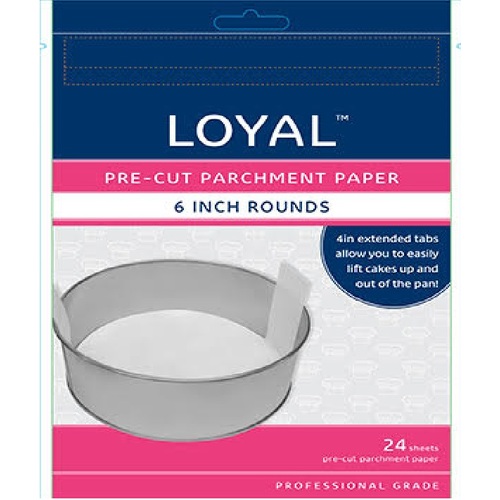 Pre-Cut Paper with Tabs Round 150mm