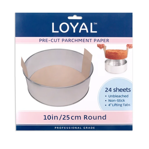 Pre-Cut Parchment Paper - Round 8"