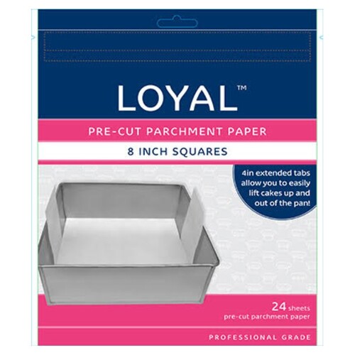 Pre-Cut Paper with Tabs Square 200mm