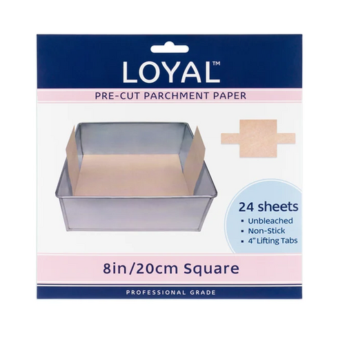 Pre-Cut Parchment Paper - 8" Square