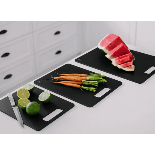 Wood Fibre Chopping Board Trio - Liquorice