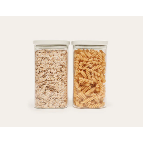 Newrybar Square Pantry Jars -2pk 1500ml
