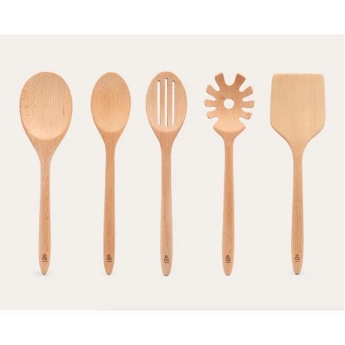 Wooden Beechwood Cooking Utensil Set