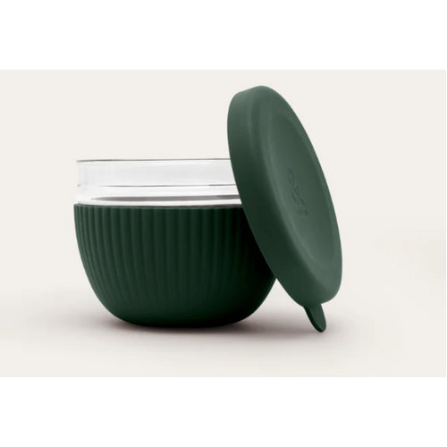 Glass Lunch Bowl - Moss