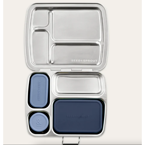 CrunchBox Lunch Box 3 Pot - Indigo