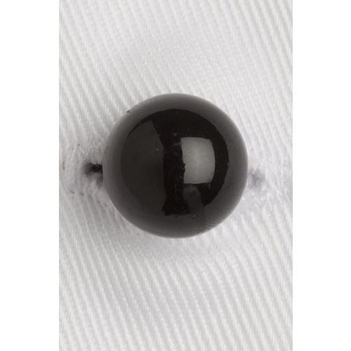 Pack of 10 Black Chef Buttons