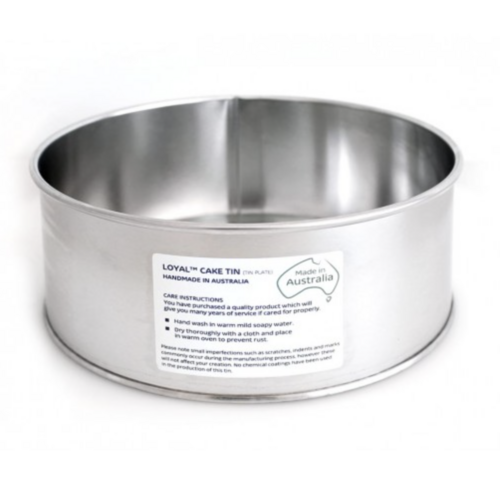 Round Tinplate Cake Tin 100x75mm