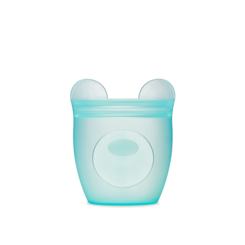 Baby Snack Container Teal Bear 118ml