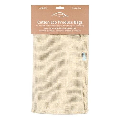 Cotton Produce Bags - Set 3