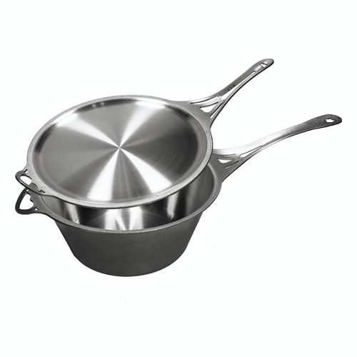 Noni Ferritic S/S 4.5L Saucepan W/Skillet Lid 27cm